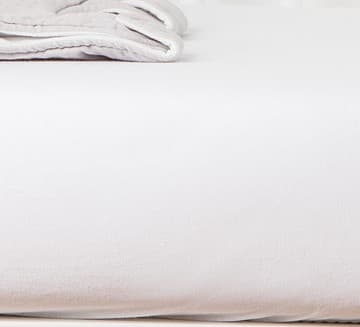 Kadolis - Drap Housse en Coton Bio Blanc - 70 x 140 cm