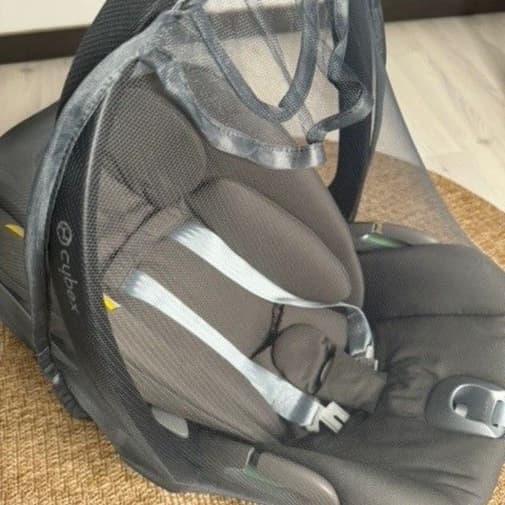 Kaiser - Moustiquaire pour siège-auto bébé MOSKITO LUXE dark grey