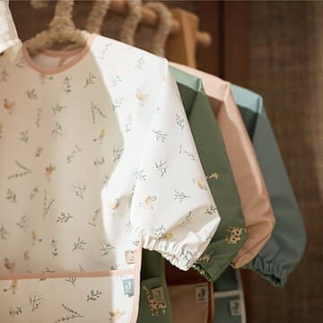 Jollein - Bavoir à Manches Imperméable - Jungle Jambo