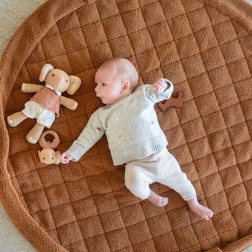 Play & Go - Tapis de jeu 2 en 1 Noomad Soft Brown Teddy