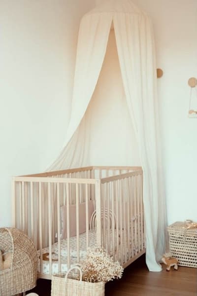 Manufacture des bébés français - Ciel de lit écru