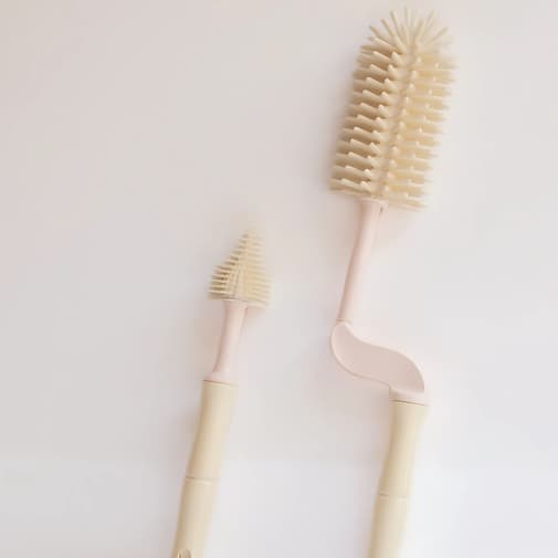 Bo Jungle - Goupillon avec rince tétine Dune