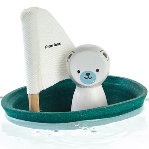Plan Toys - Bateau ours polaire