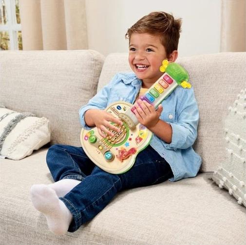 VTech - Ma guitare lumi magique (jouet avec partie bois certifie fsc)