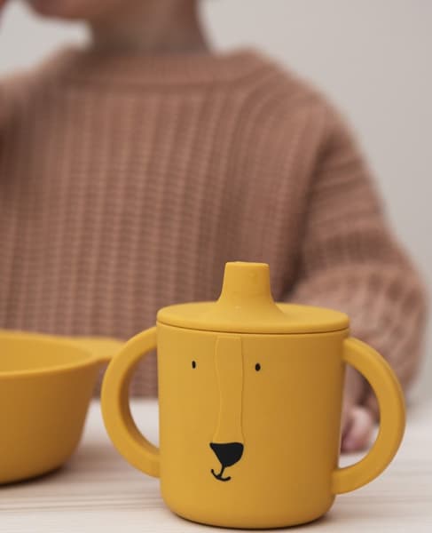 Trixie - Tasse d'apprentissage en silicone Mr. Lion