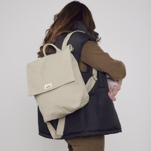 BEBEL - Sac à dos à langer Nomade Beige
