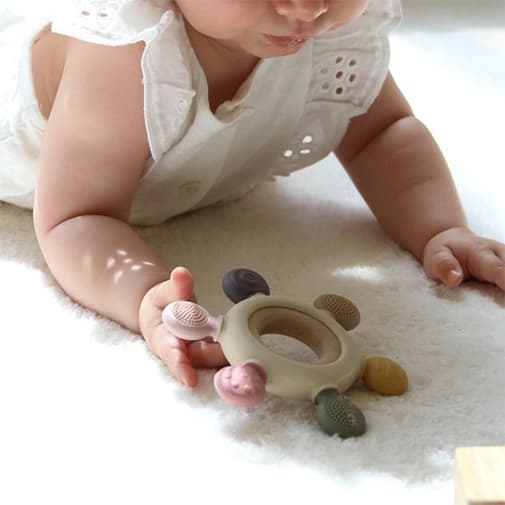 Bo Jungle - Anneau de dentition Multi sensoriel - Multicolore