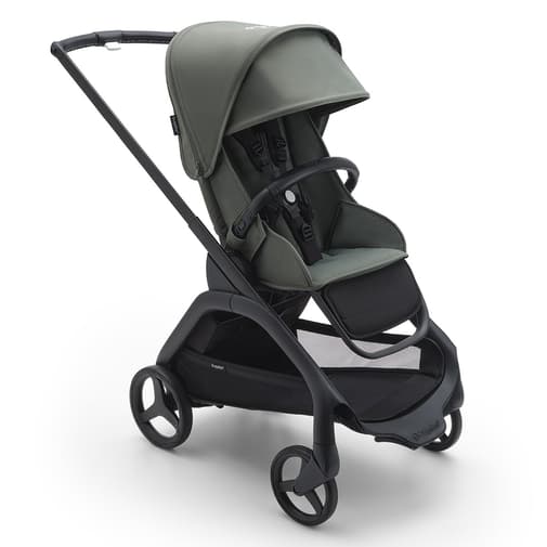 Bugaboo - Poussette Citadine Complète Dragonfly Châssis Noir - Vert Forêt