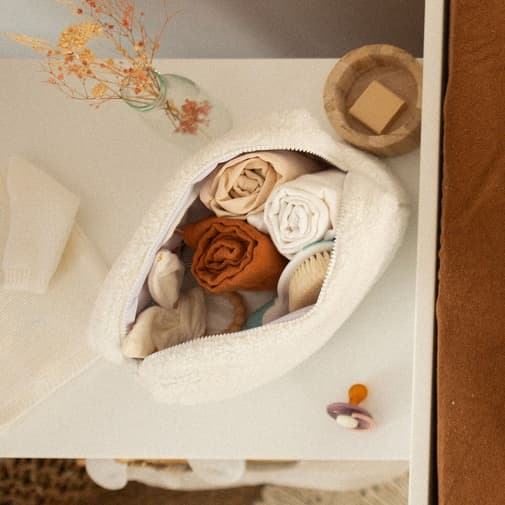 Trois Kilos Sept - Trousse de toilette en sherpa Wooly