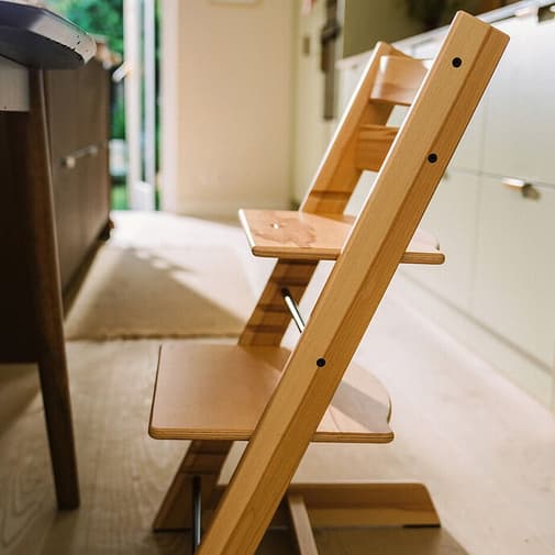 Stokke - Chaise haute Tripp Trapp évolutive Wild Wood - Bois d'hêtre