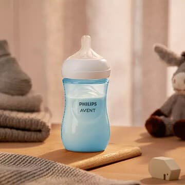 Philips Avent - Biberon Natural Response Bleu - 260 ml