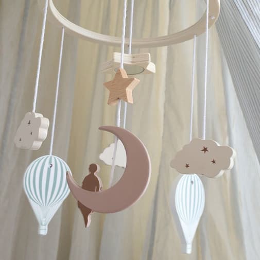 Cam Cam Copenhagen - Mobile en bois pour berceau Dreamland