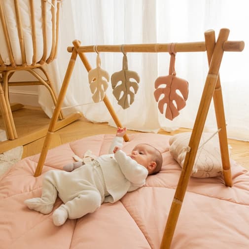 Lorena Canals - Lot de 3 jouets à suspendre bamboo Monstera