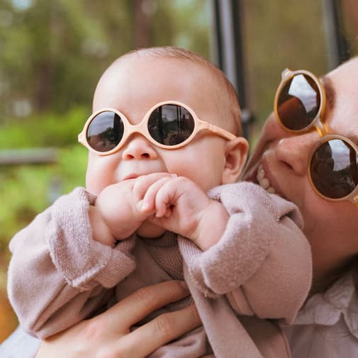 KI ET LA - Lunettes de soleil Diabola Abricot (0-12 mois)