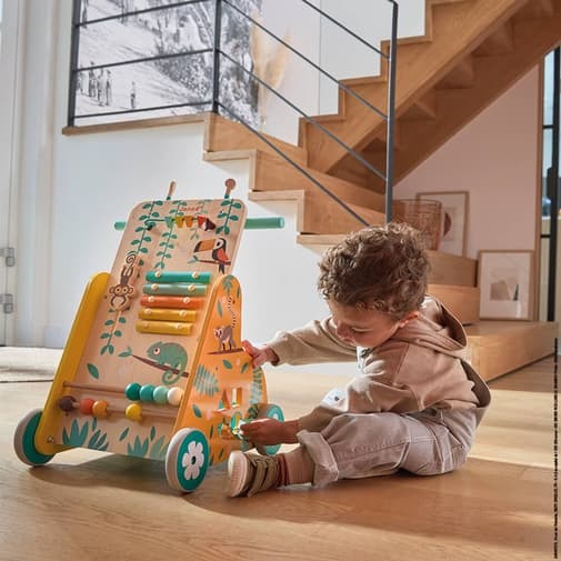 Janod - Chariot de marche multi-activités tropi