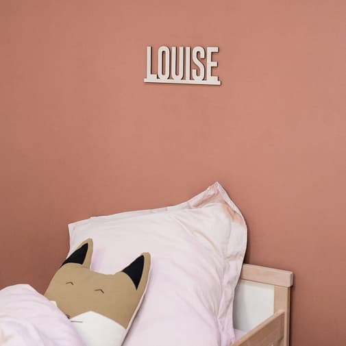 June & Jane - Prénom en bois personnalisé June & Jane - Décoration sur-mesure - Bois de peuplier - Fabrication artisanale en France - Jusqu'à 12 lettres - Bois