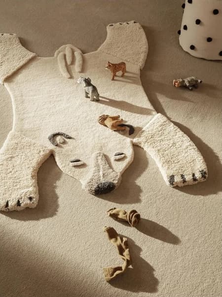 Ferm Living Kids - Ferm Living Kids - Tapis tufté ours polaire