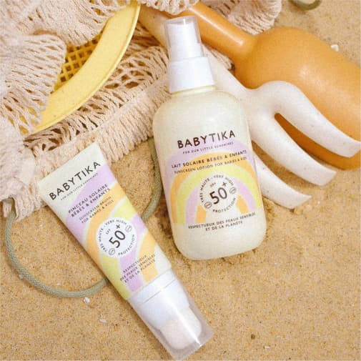 Mimitika - Mimitika - Pinceau solaire enfant SPF50+ Babytika - 40 ml