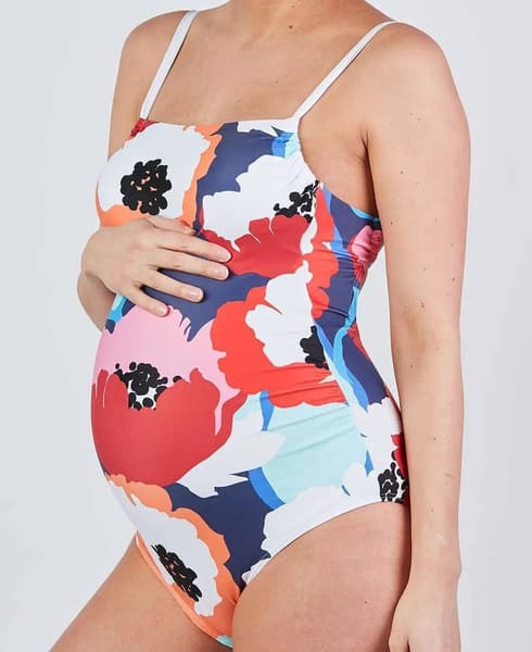 Cache Coeur - Maillot De Bain De Grossesse Poppy Multico