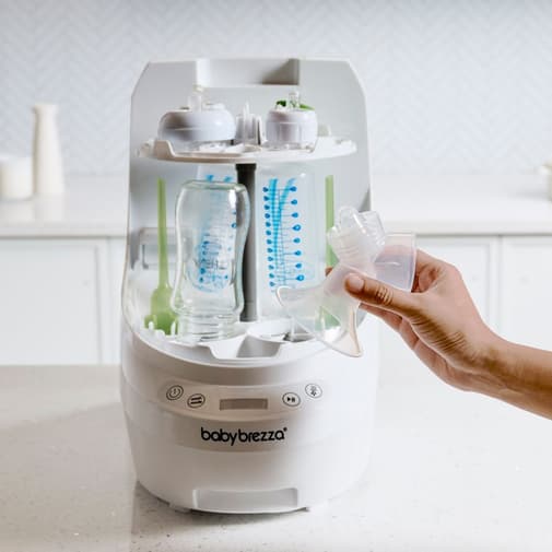 babybrezza - Stérilisateur et sécheur Bottle Washer Pro blanc