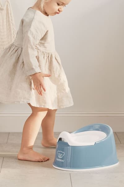 BabyBjörn - Pot Smart - Bleu profond/Blanc