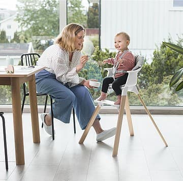 Stokke - Chaise haute évolutive Clikk - Blanc - Blanc