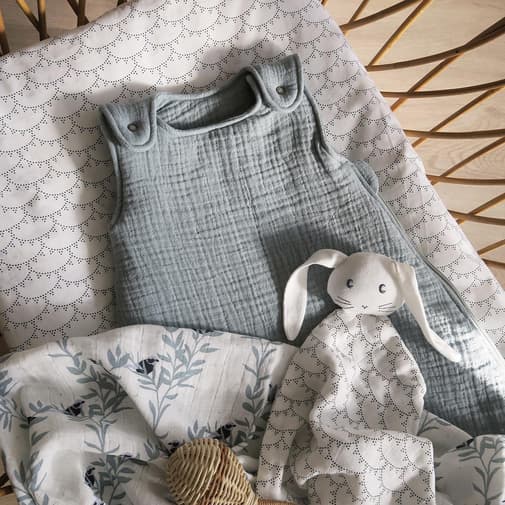 Maison Charlotte - Gigoteuse Gaze Uni hiver