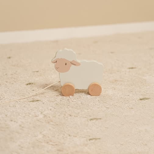 Little Dutch - Jouet à tirer Mouton en bois Little Farm