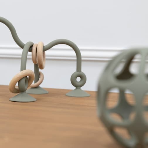 Baby's Only - Labyrinthe à perles en silicone Urban green