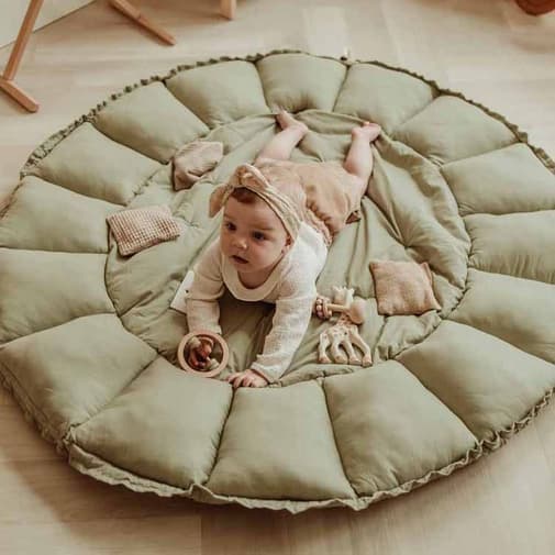 Play&Go - Tapis de jeu 3 en 1 Organic Bloom Vert