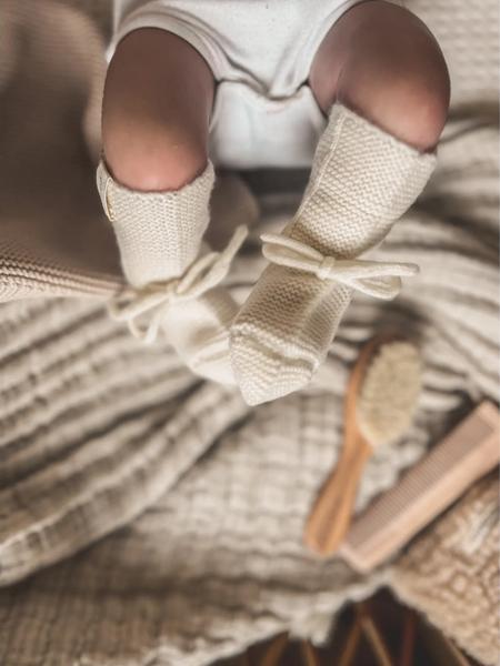 My Little Freckle - My Little Freckle - Chaussons Tricot Coton Bio