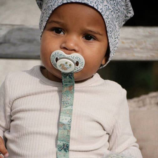 Elodie Details - Attache sucette en bois Owl & Willow