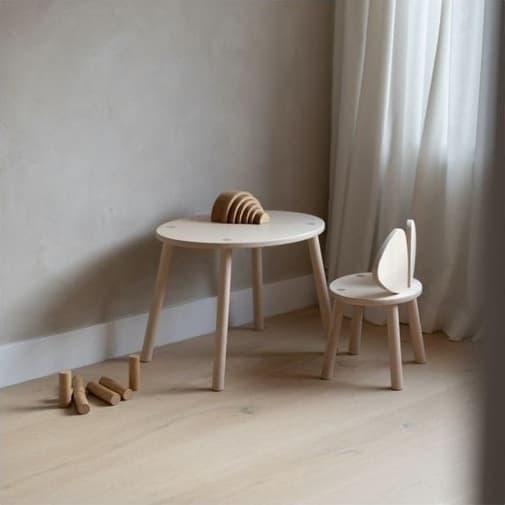 Nofred - Nofred - Table et chaise Souris en bouleau