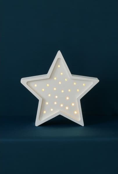 Little Lights - Lampe veilleuse étoile blanche