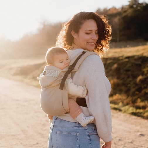 Neobulle - Néo, Porte bébé physiologique, Savane