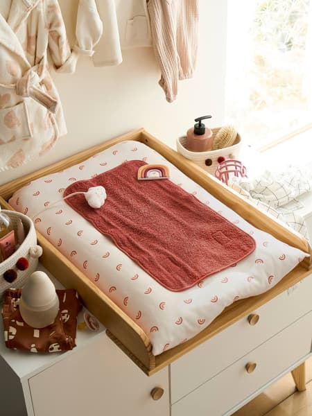 Vertbaudet - Matelas à langer en coton issu de l'agriculture biologique* HAPPY SKY multicolore