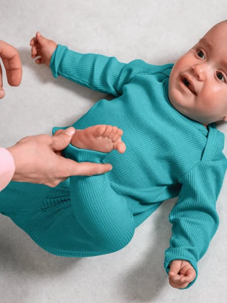 Smala - L'ensemble homewear bébé vert canard
