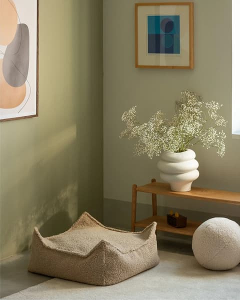 Wigiwama - Wigiwama - Pouf ottoman en teddy