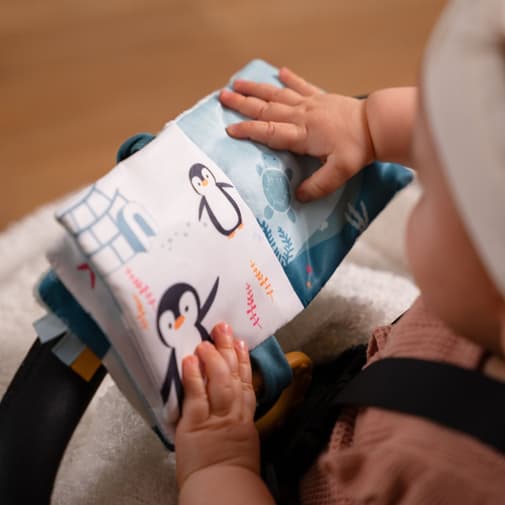 Little Big Friends - Livre en tissu bébé Océan