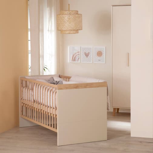 Roba - Lit Bébé Évolutif Transformable En Lit Junior Jil Cashmere