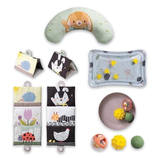 TafToys - Coffret jeux d'éveil pour jouer sur le ventre dès la naissance