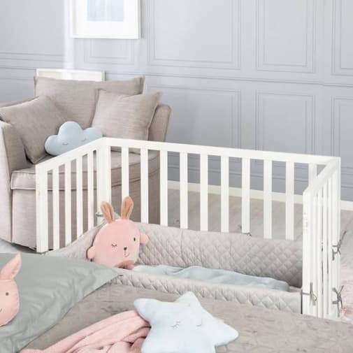 Roba - Berceau Cododo 2en1 Avec Matelas Et Accessoires Roba Style Blanc / Gris