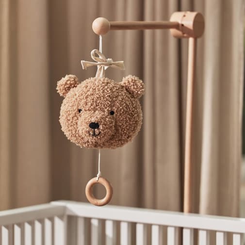 Jollein - Peluche musicale Teddy Bear Biscuit