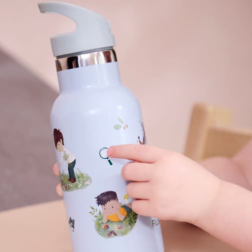 Filibabba - Gourde en acier inoxydable Petits Explorateurs (350 ml)