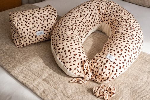 You&Milk - Coussin de grossesse et d’allaitement léopard Graou You&Milk
