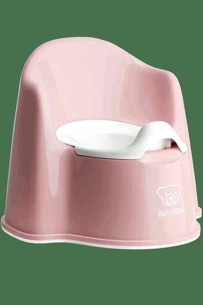 BabyBjörn - Pot Fauteuil - Rose pastel/Blanc