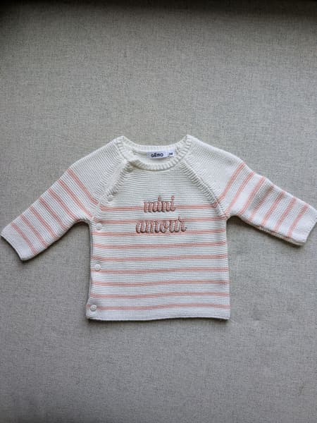 cagnotte minipouce - Pull mini amour