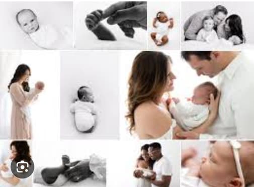 cagnotte minipouce - Shooting photo avec bébé