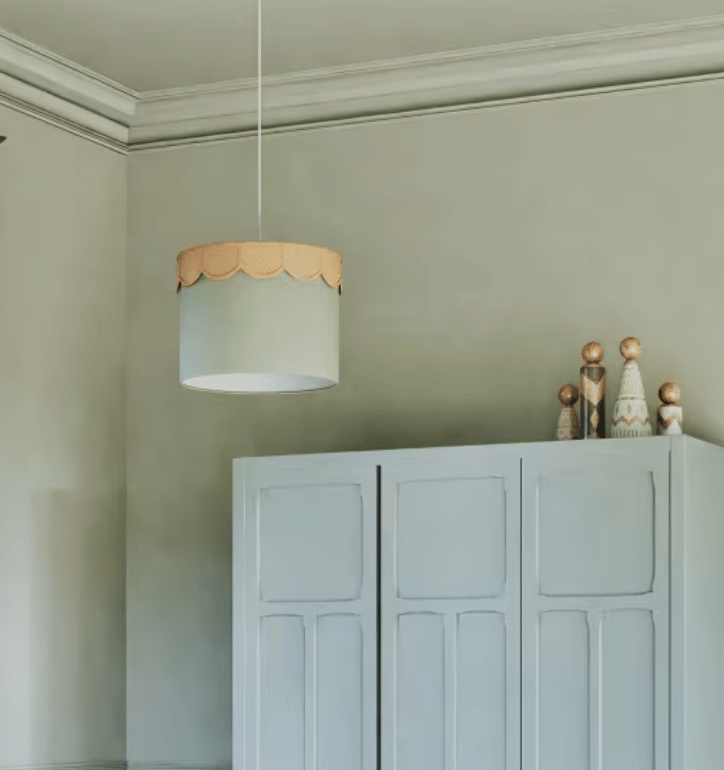 Suspension verte festonnée (Maisons du Monde) - Image 1