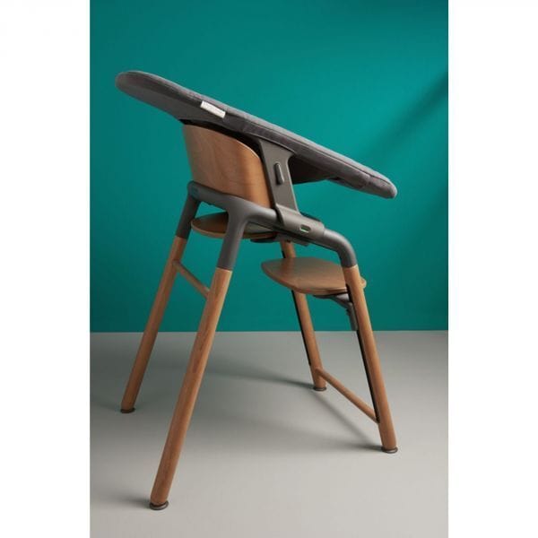 Chaise Haute Bugaboo Giraffe - Bois Chaud et Gris (Bugaboo) - Image 1